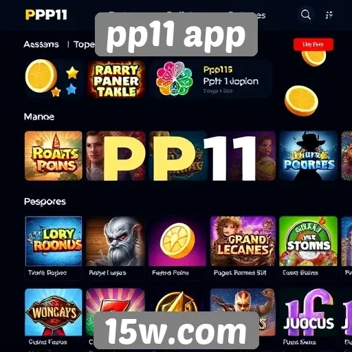 Plataforma pp11 app oferece diversidade de jogos online